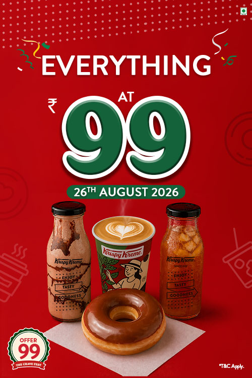 Krispy Kreme One Day ₹99 Offer